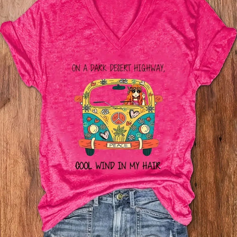 Pink Graphic Kids T-Shirt